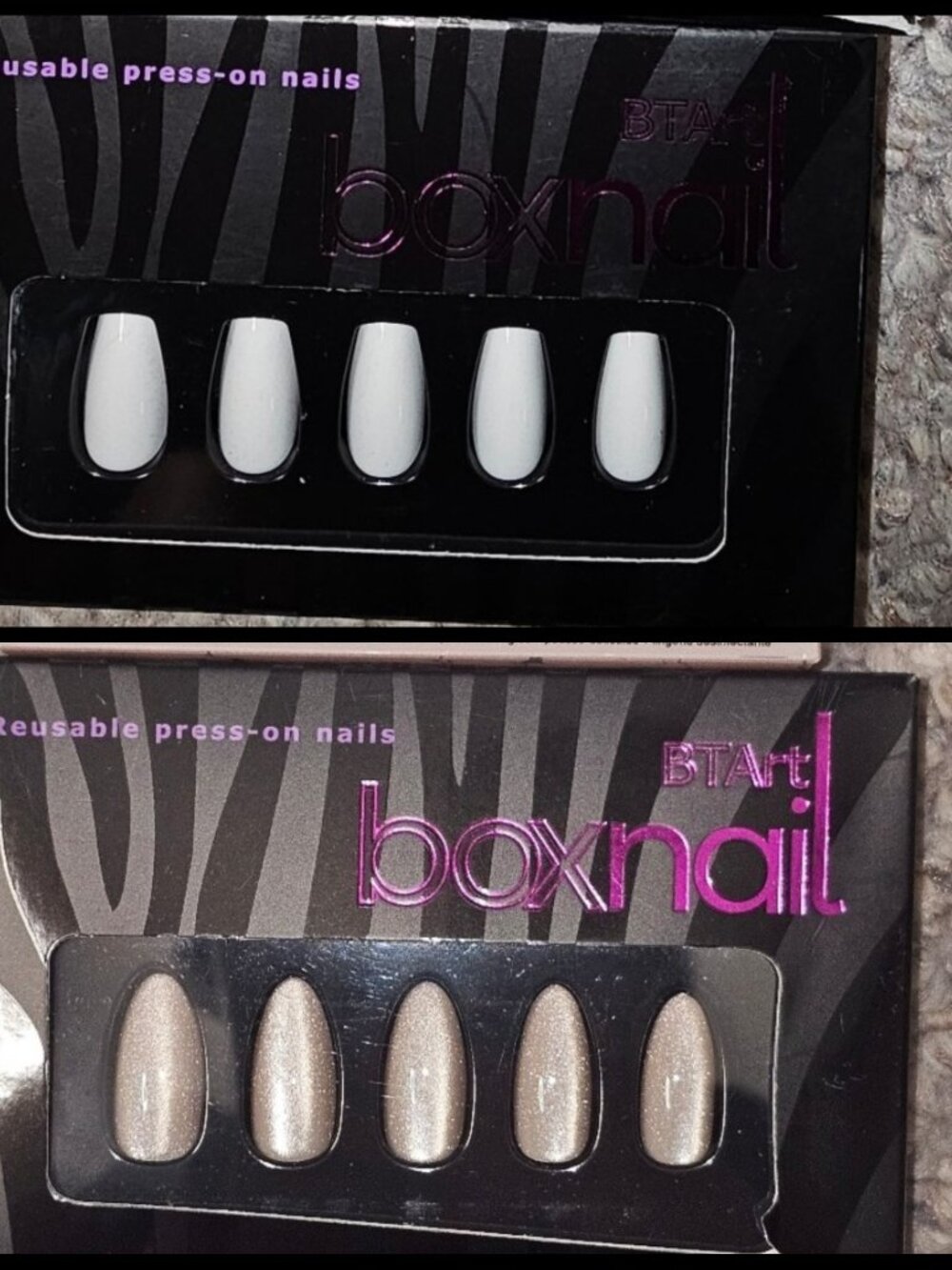BTARTBOX Nails x2 Boxes NEW